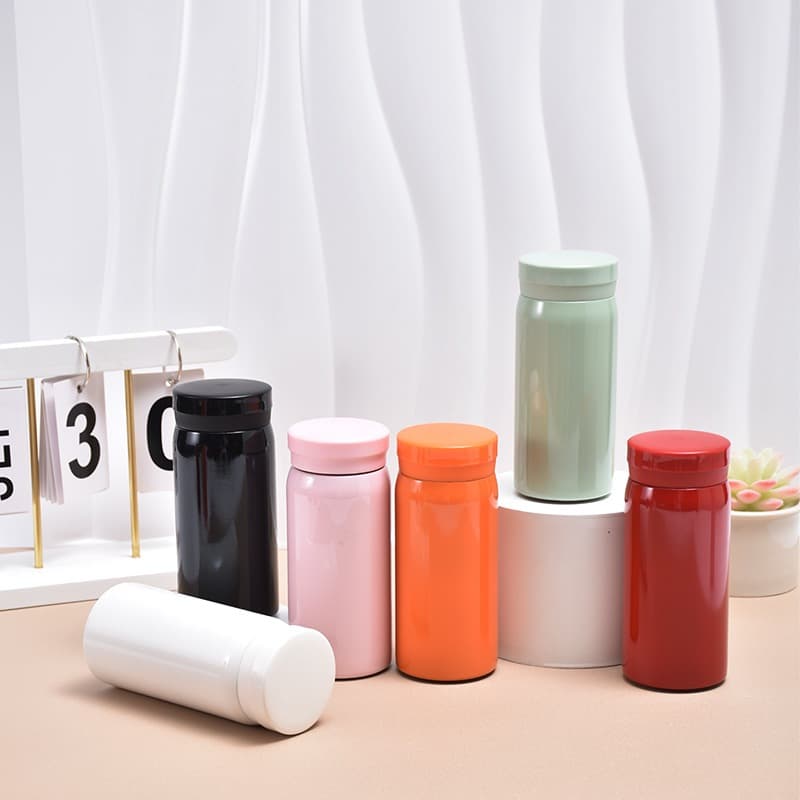 Copo Termico Pequeno Aco Inox 316 200ml/300ml Leve Portatil Ideal para Bolsa Feminina Cafe Diario