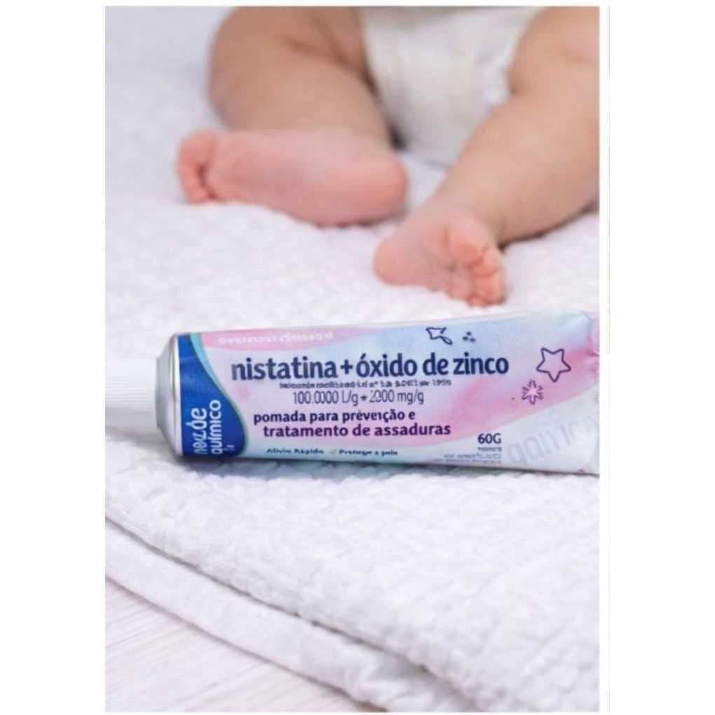 Pomada para Assaduras Nistatina + Óxido de Zinco 60g