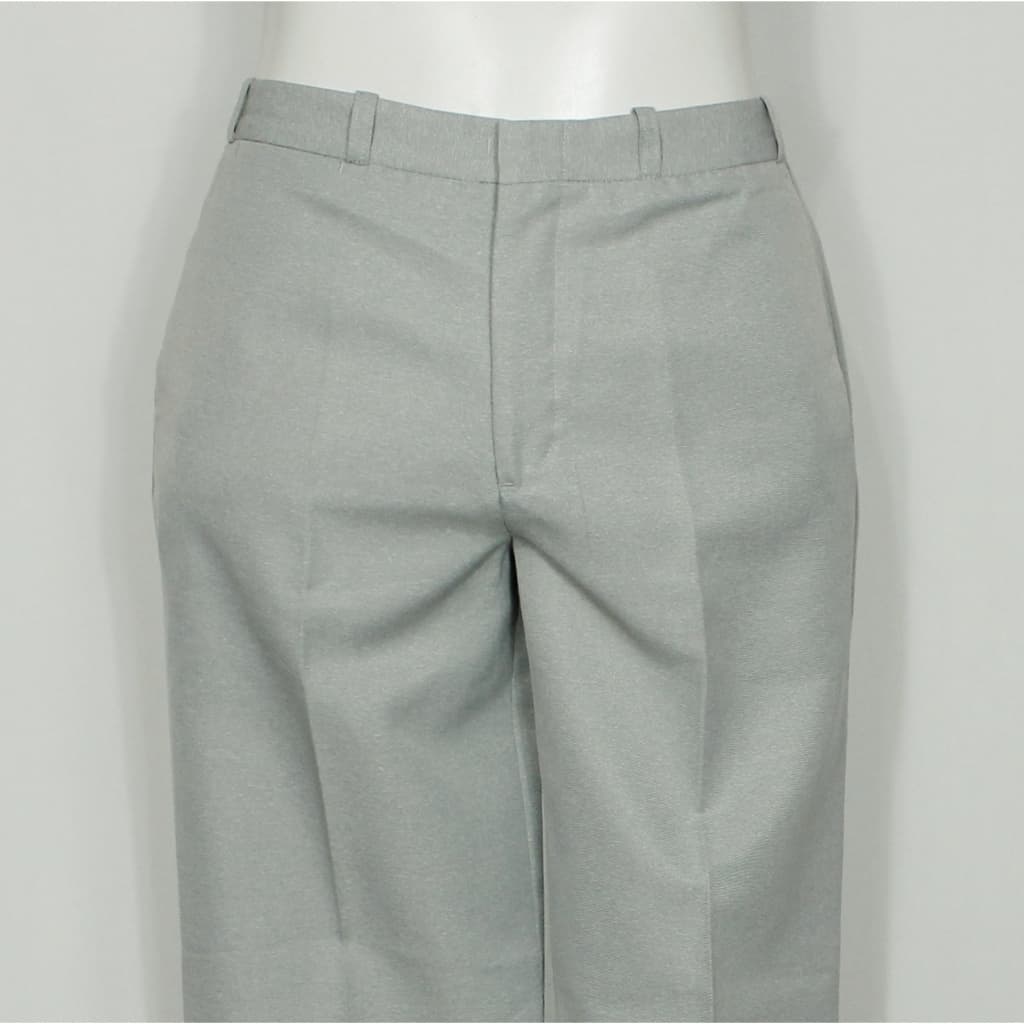 Calça social alfaiataria masculina plus size cinza claro vintage CGC - Veste 46 - Ref. 5275 (brechó)