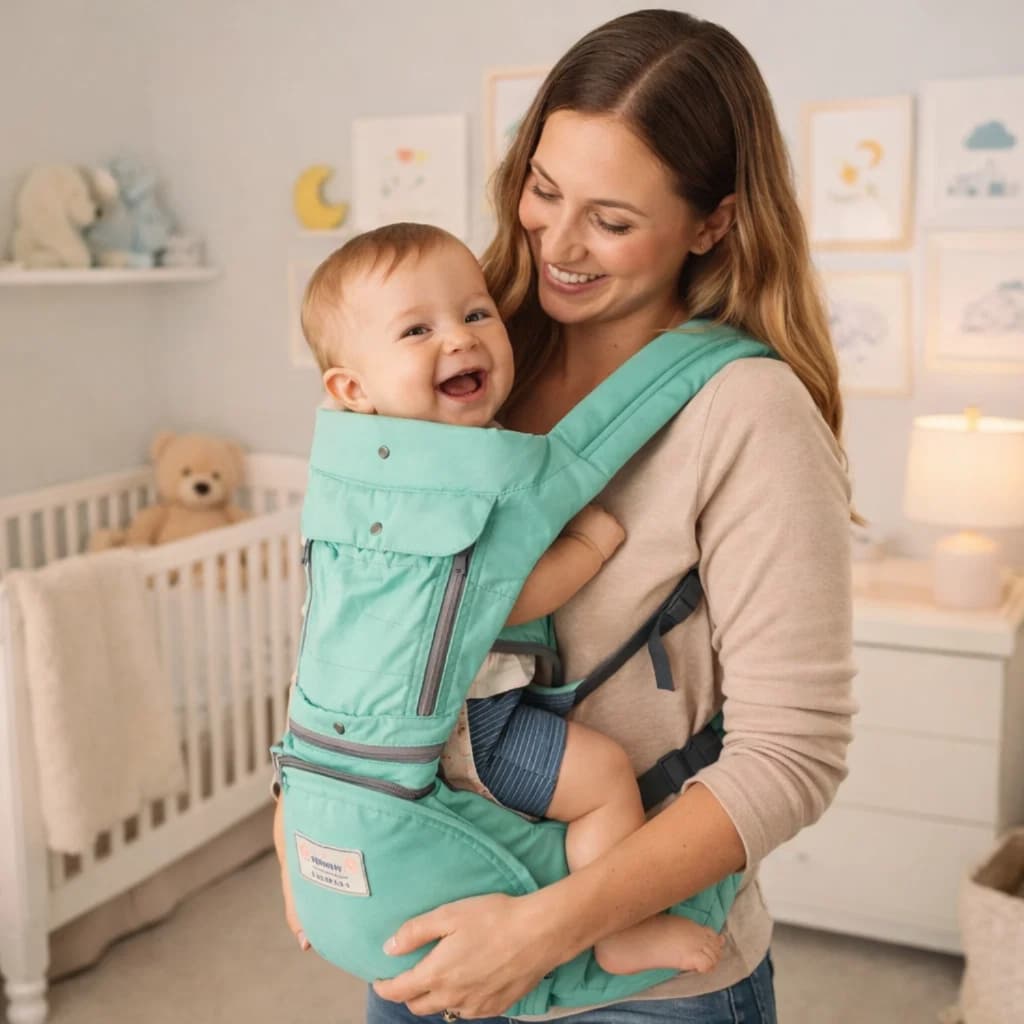 Canguru Ergonômico Bebê Infantil Carregador Recém-Nascido com Assento Aiebao