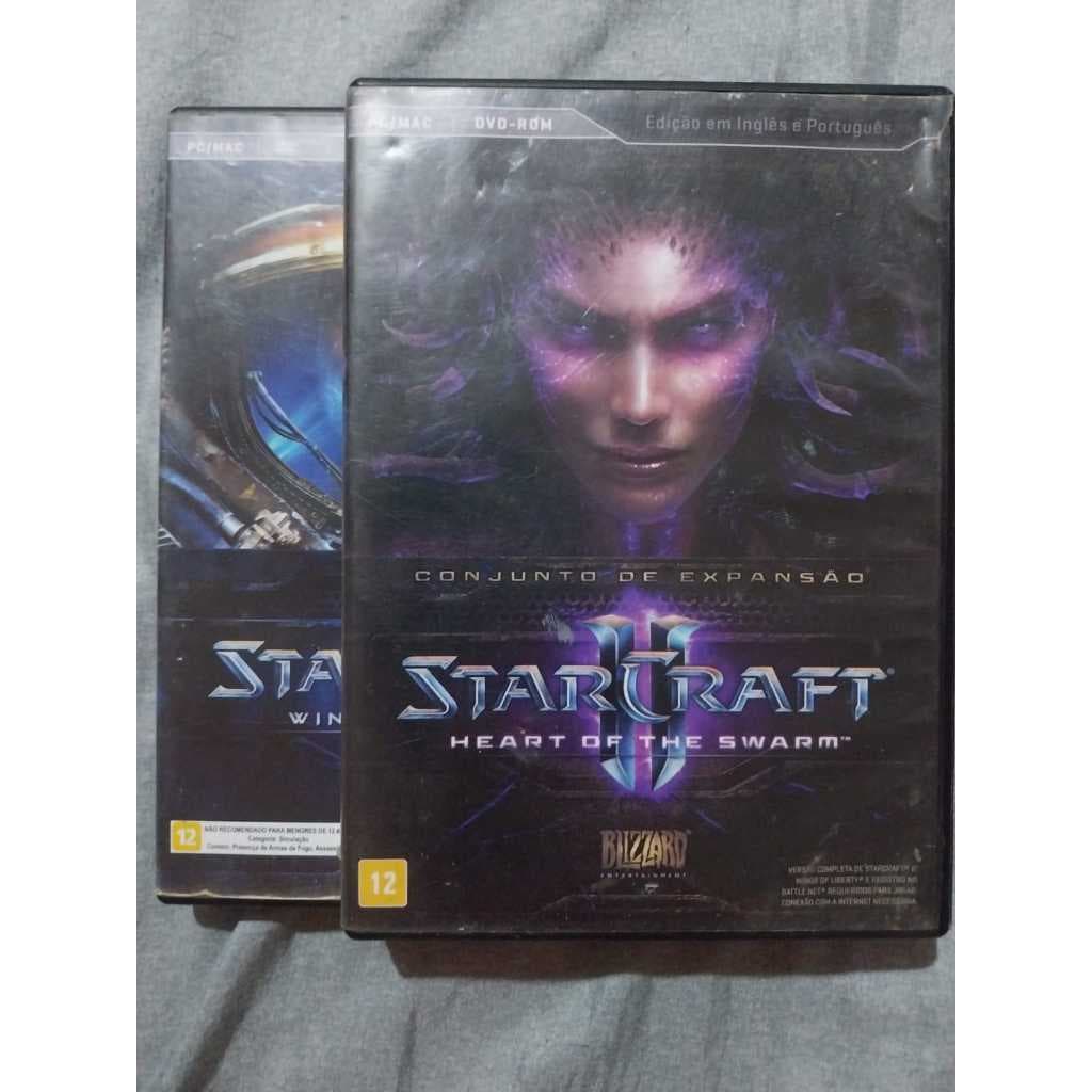 StarCraft Heart of the Smarm, Wings of Liberty CD Original Usado