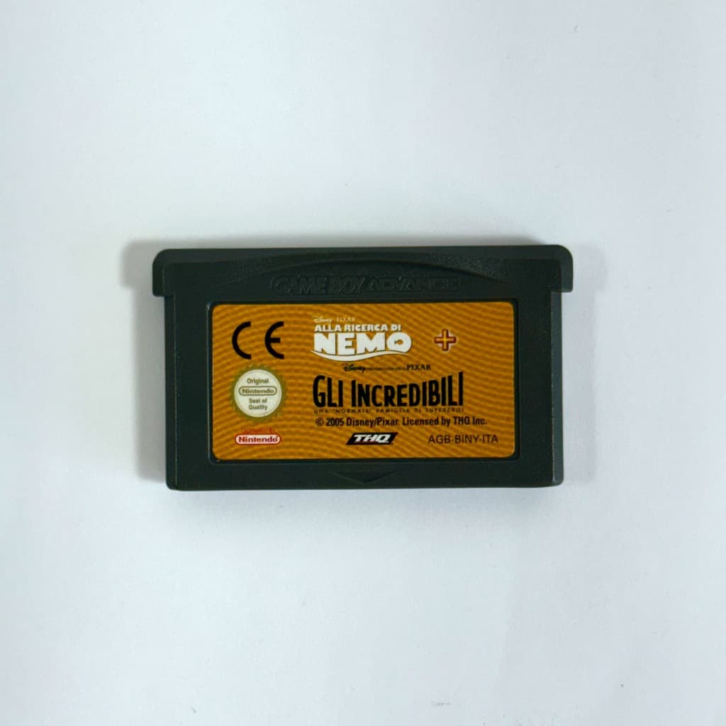 The Incredibles And Finding Nemo GameBoy Advance Gba (cartucho)