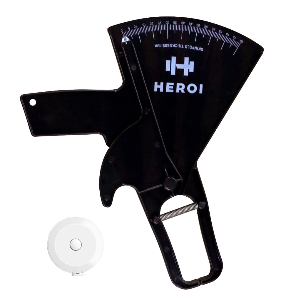 HEROI Adipômetro Plicômetro Medidor de Gordura - Medidor de Gordura Corporal