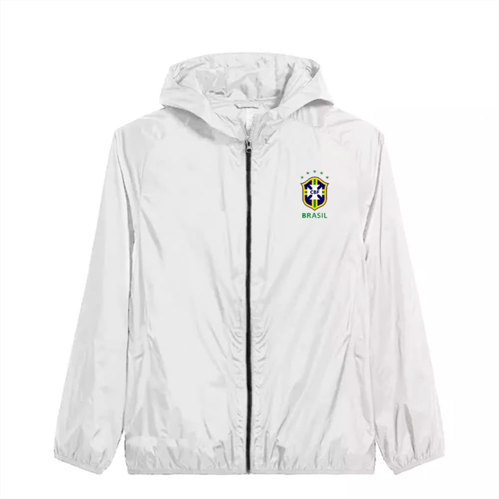 Jaqueta Corta Vento Masculina esdição seleção brasileira copa do mundo exclusiva arte minimalista