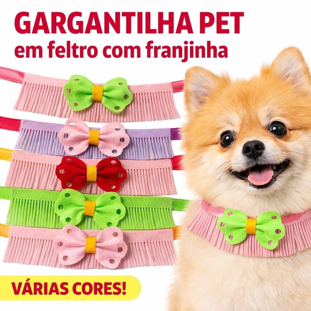 GARGANTILHA PET, PASSA FITA PET, LAÇAO PESCOÇO PET ATACADO