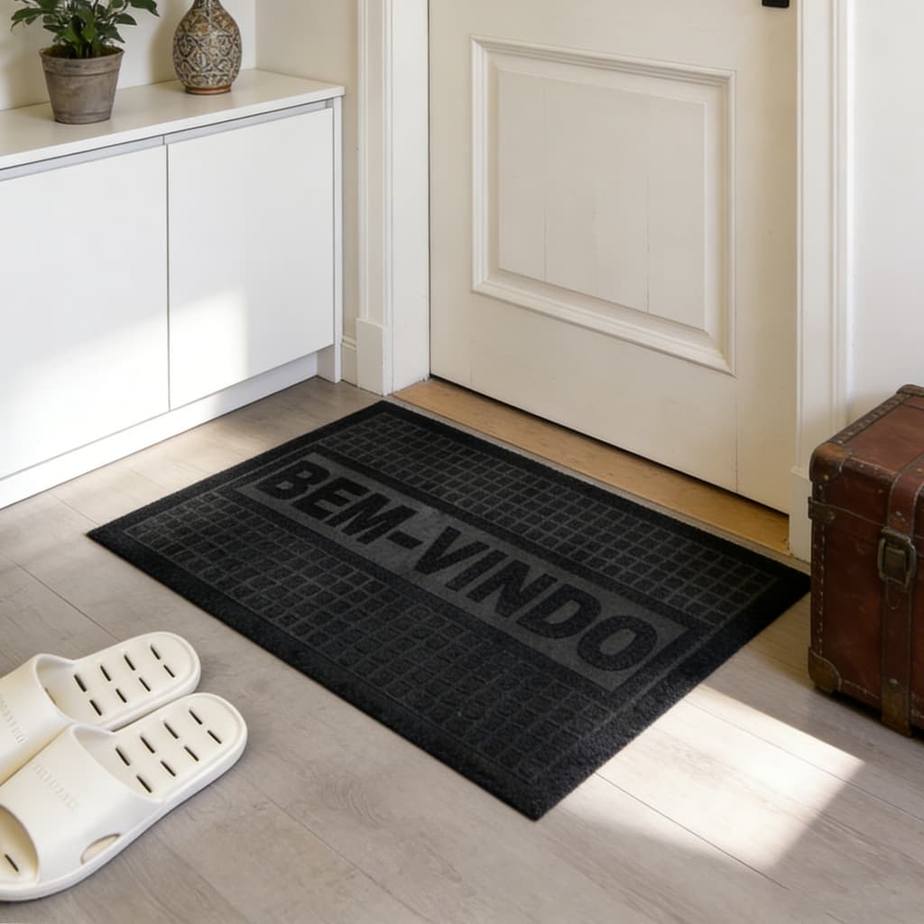 Tapete Bem- vindo Antiderrapante Prático  Otimo para Entrada da Casa Banheiro Sala Cozinha Quarto