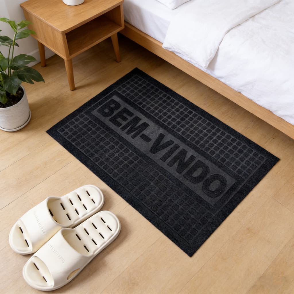 Tapete com Letras para Banheiro/Quarto, Macio Antiderrapante, Várias Cores