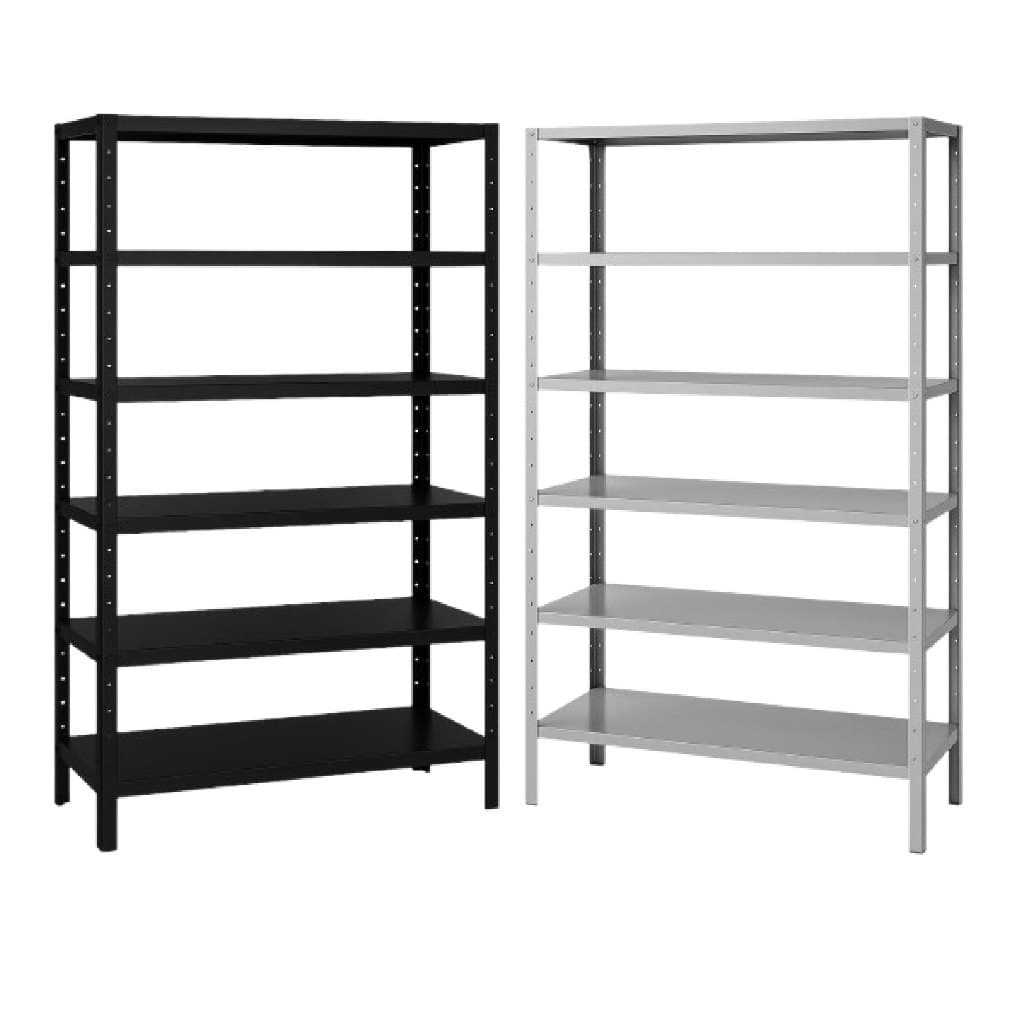 Estante Prateleira Industrial Armario em Aço 6 Bandejas 198x90 Suporta até 180kg