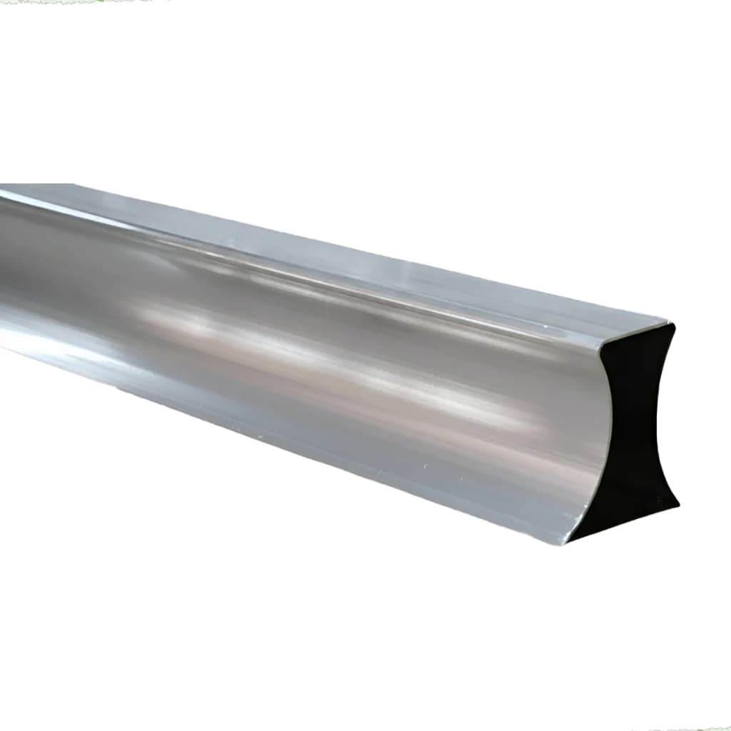 Regua De Pedreiro Parabolica Reforçada Aluminio Triangular (Varias Quantidades)