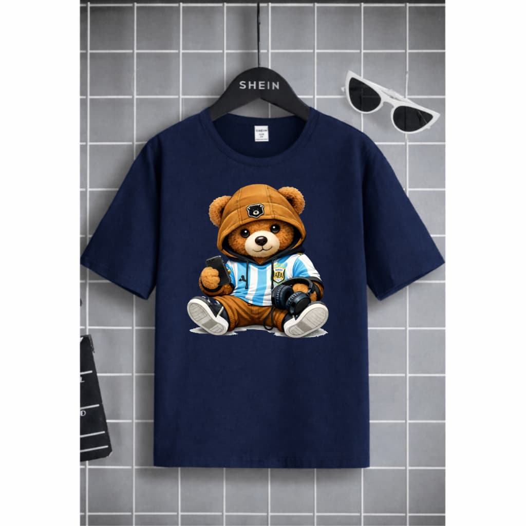 Camiseta infantil argentina, Camiseta Copa do Mundo, Camisa infantil urso, Camisa Argentina Adulto