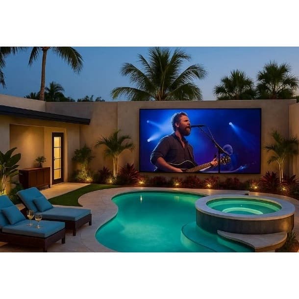 TELA DE PROJETOR 100 POLEGADAS DOBRÁVEL  + VELKRRO ADESIVO PRA FIXAR NA PAREDE