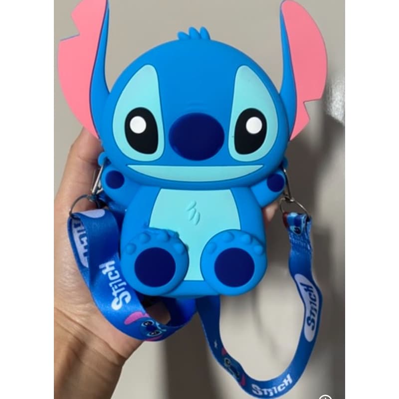 Bolsinha  Infantil Disney Stitch com Alça Ajustável