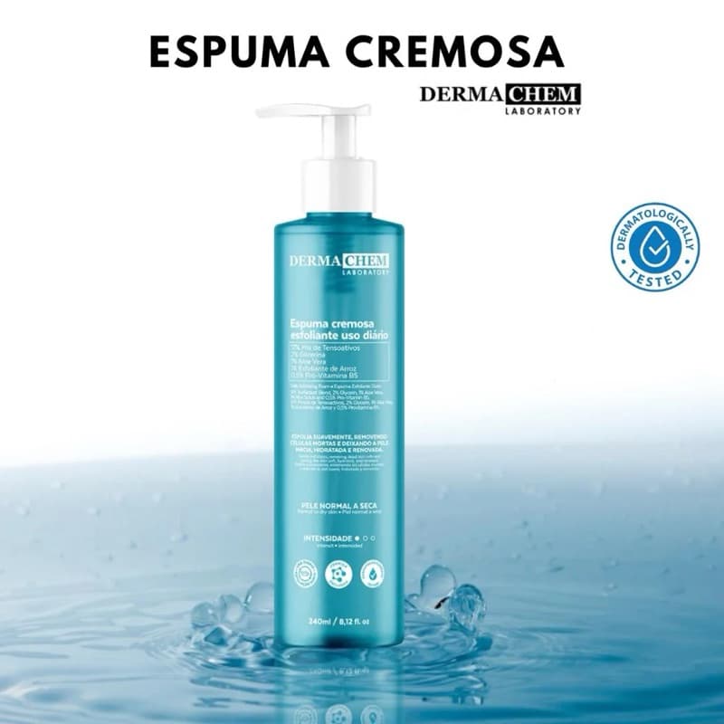 Sabonete Espuma Cremosa de Limpeza Uso Diário Facial DERMACHEM
