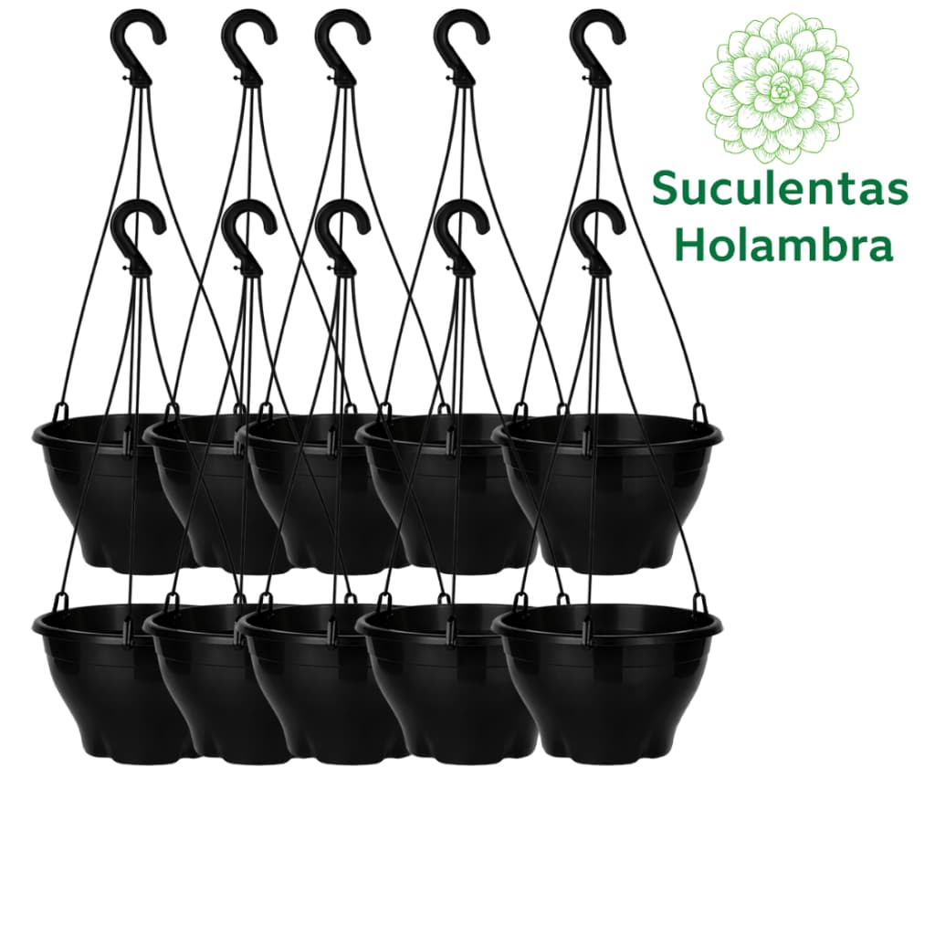 Kit 10 Vasos Cuia 18 Com Haste 36 cm - REFORÇADO Cor Preta