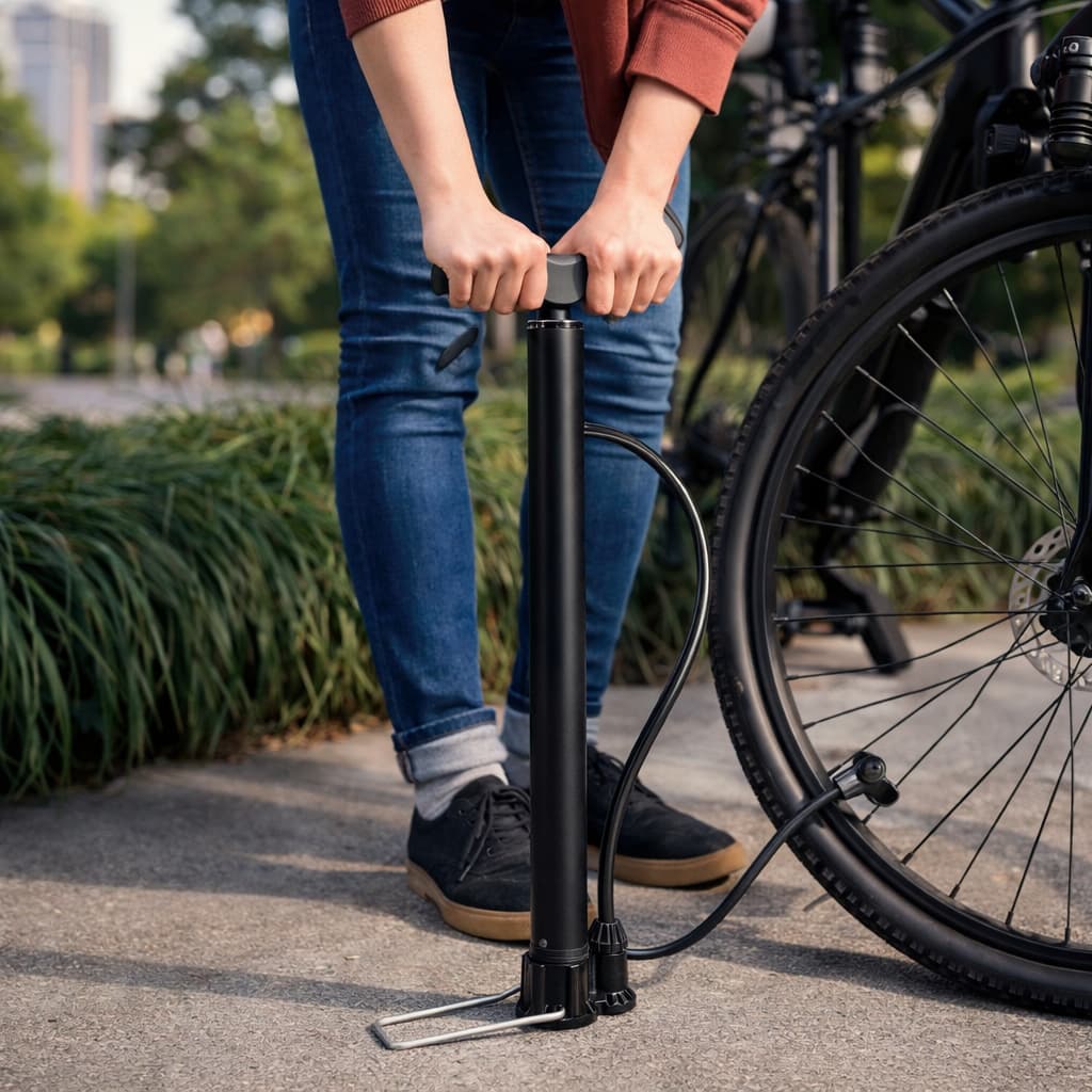 Bomba Manual inflar bola pneu bexiga super pratico