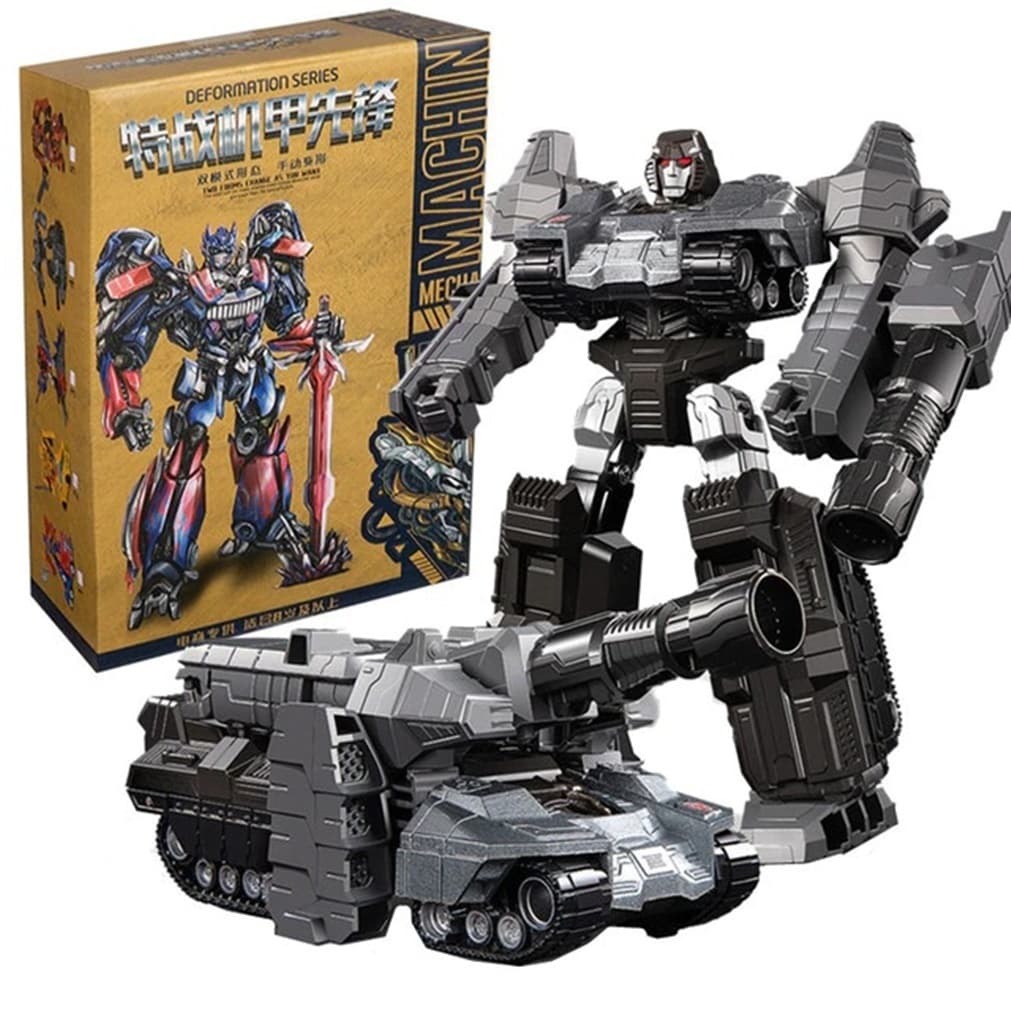 Carrinho Tanque Transformes Vira Robô Megatron 19cm