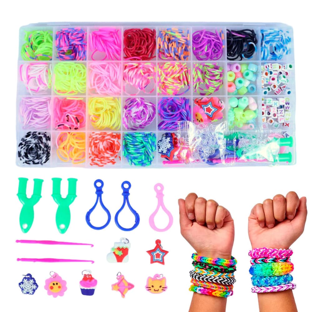 Kit de pulseiras miçangas para Pulseira completo Maleta 1564 pçs