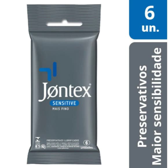 Preservativo Jontex Sensitive 3un e 6un
