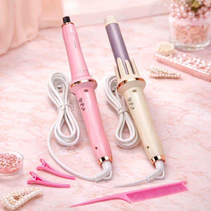 Modelador de Cachos Automático Giratório Elétrico em Cerâmica Bivolt Babyliss Ondulador de Cachos