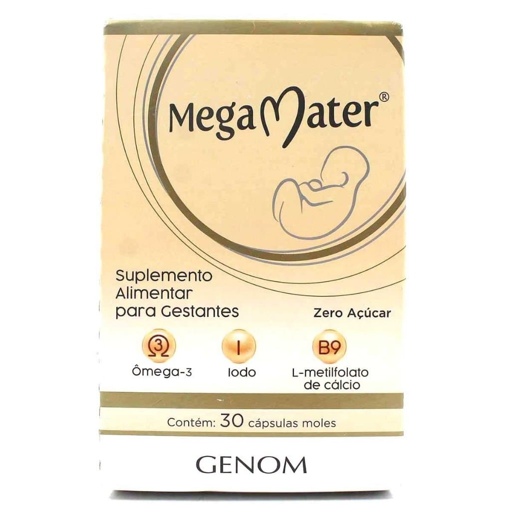 MEGA MATER SUPLEMENTO ALIMENTAR PARA GESTANTES C/30 CÁPS.MOLES + 30 CÁPS.MOLES