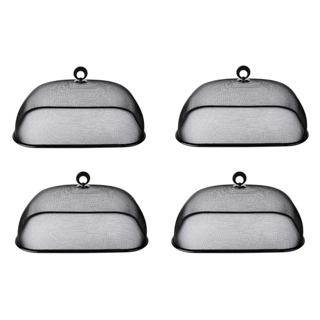 4 Telas Protetoras De Alimentos Bolo  Retangular 37 Cm Euro