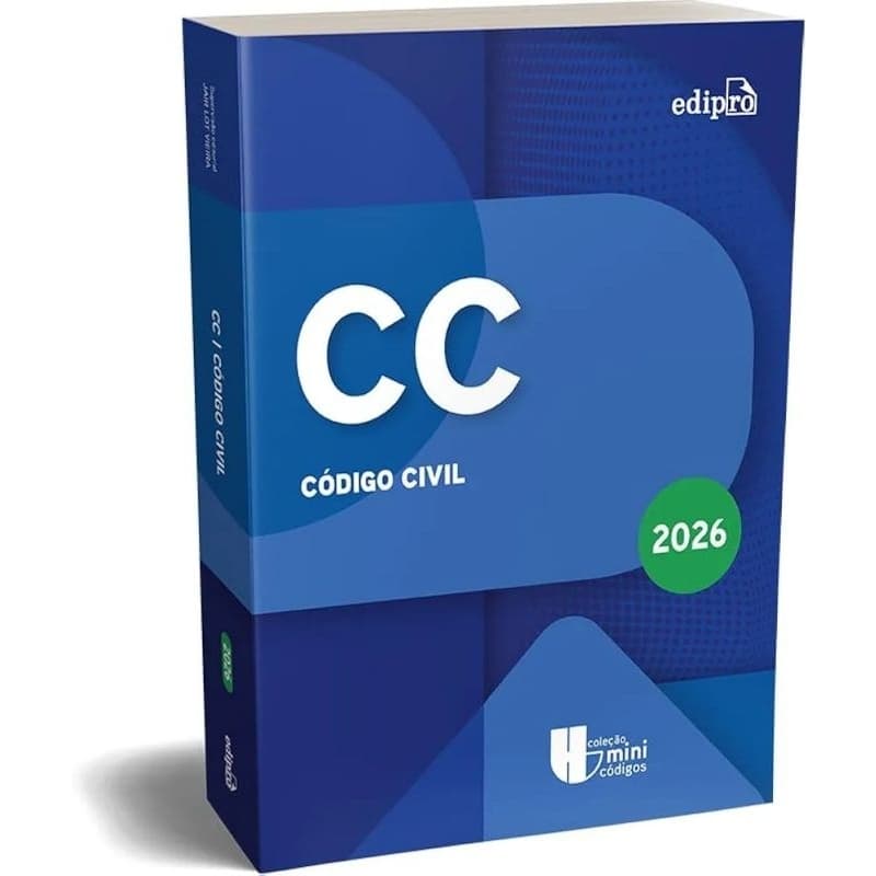 Código Civil 2026 - Coleção Mini Códigos ( LANÇAMENTO ) - Livros de direito