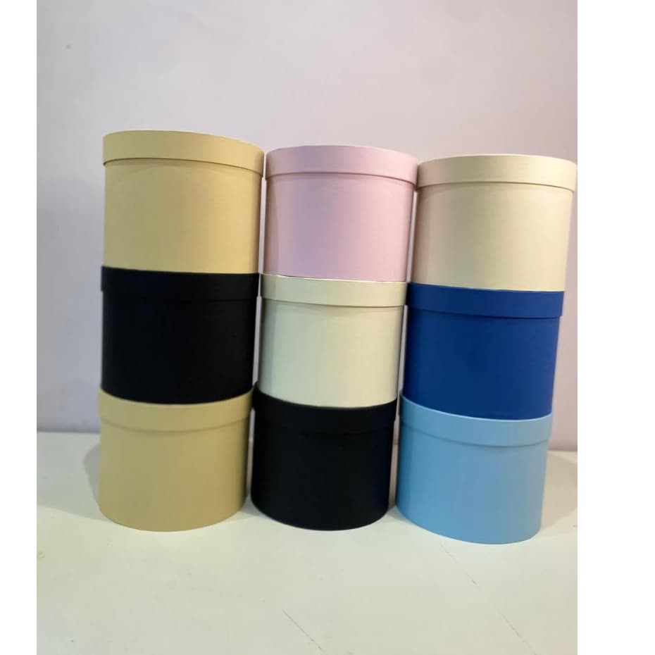 Caixa Redonda Cartonada 15x13cm Para Cestas Presente