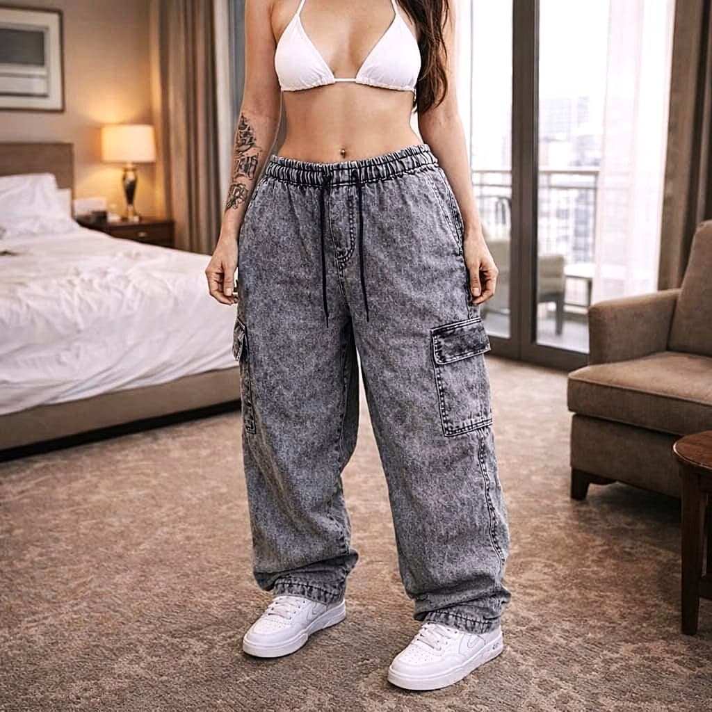 Cargo Jeans Calca Feminina /Masculinha jeans supper promocao 100%