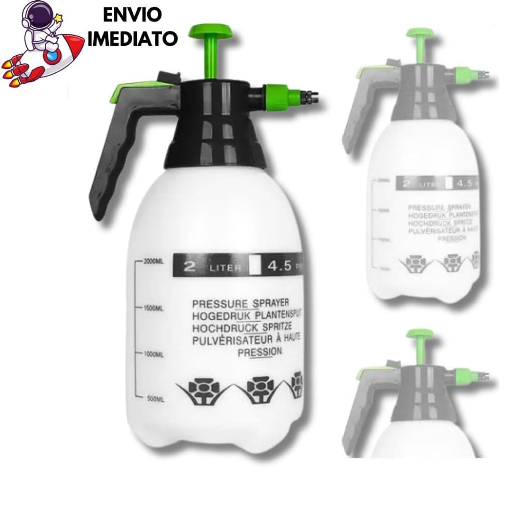 Pulverizador Borrifador de Alta Pressão Manual De 2 Litros