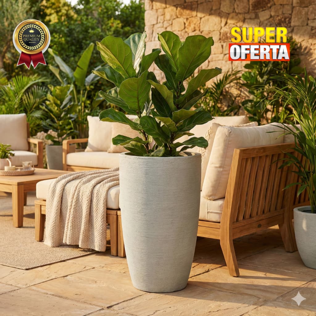 Vasos Polietileno Gigantes Modernos Para Plantas flor  Jardim Sala Luxo Com Pratos ! ROMOÇÃO!!!!!!!!