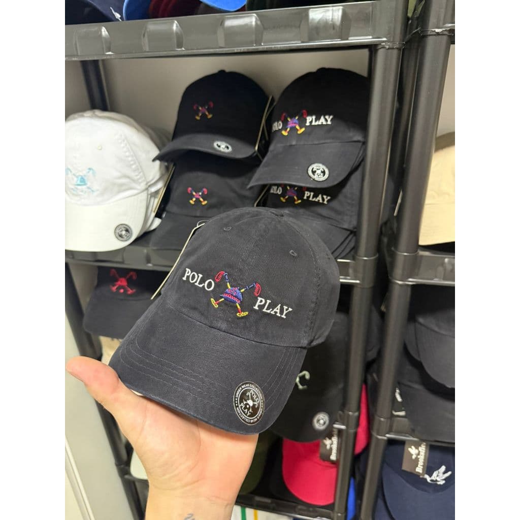 Boné Sport Polo Play - Tecido Lavado - Aba Curva com Ajuste