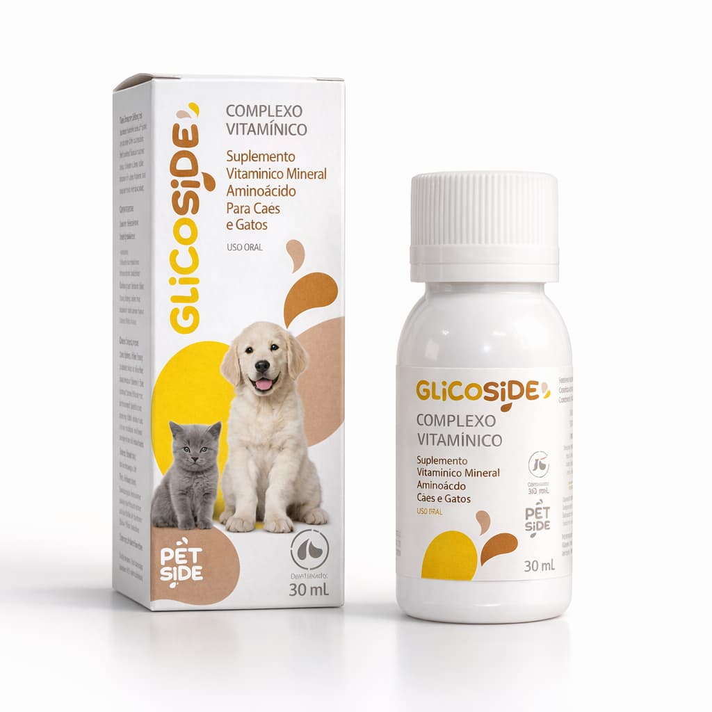 Glicoside Suplemento Aumenta Apetite Energia Em Cães Gatos 30ml