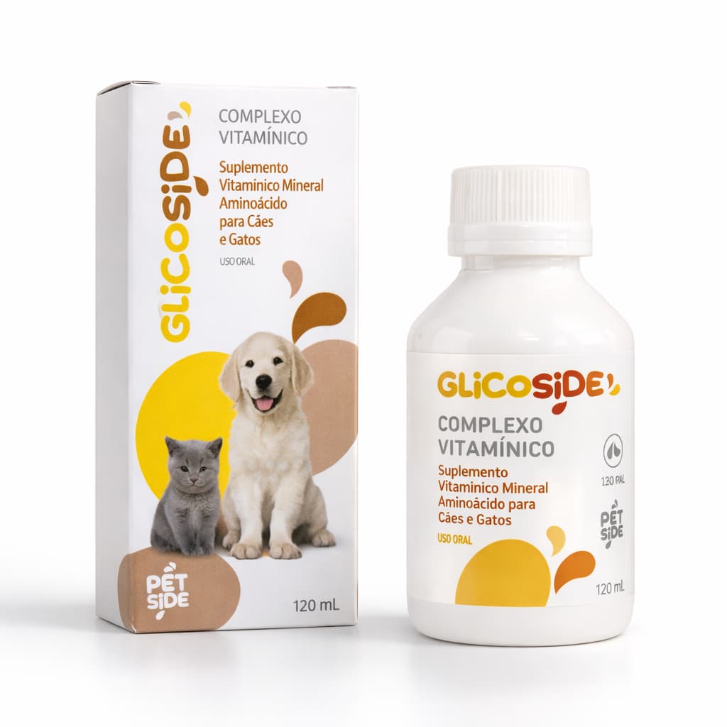 Glicoside Suplemento Aumenta Apetite Energia Em Cães Gatos - Escolha o tamanho