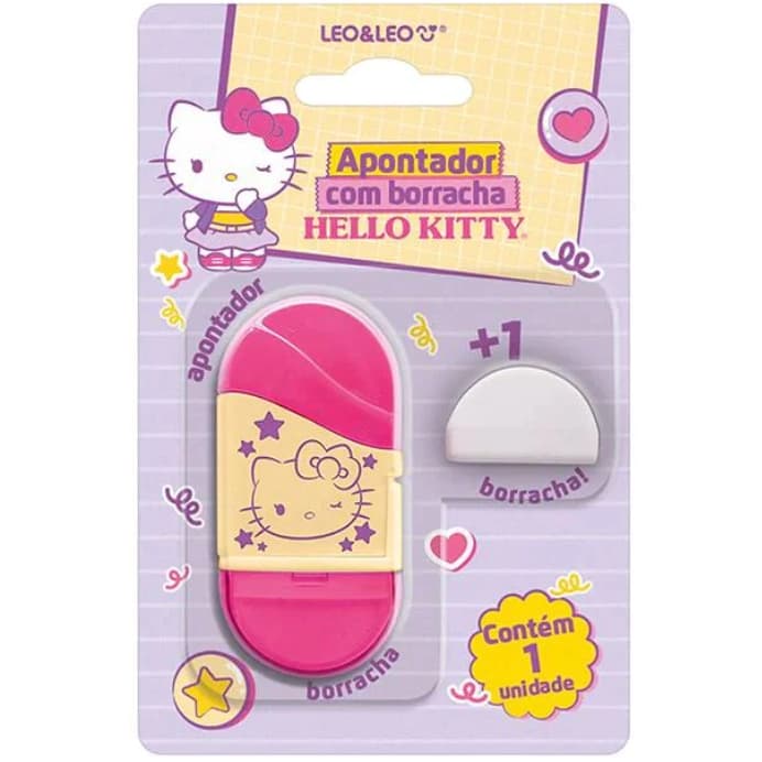 APONTADOR COM BORRACHA HELLO KITTY