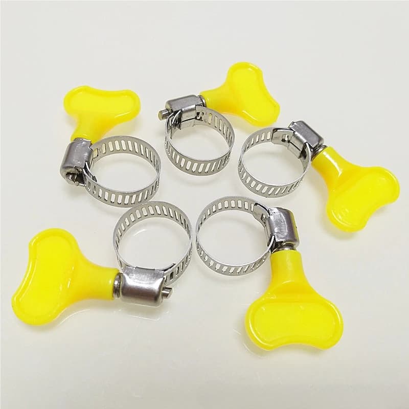 Kit 10 Abraçadeiras Mangueira – Borboleta Regulável Aço Inox