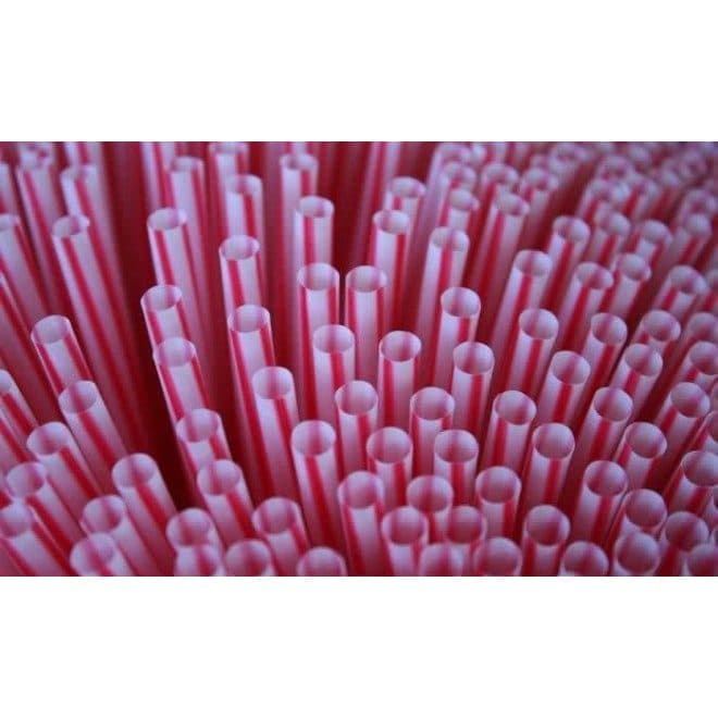 Pacote de Canudos de Plástico com 100 a 2000 Canudos Festas Bebidas Lanche Eventos Refeição Refrigerante Coca-Cola