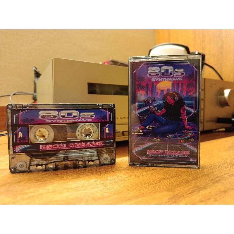 Fitas K7 Personalizadas. Mix tape. 60 min