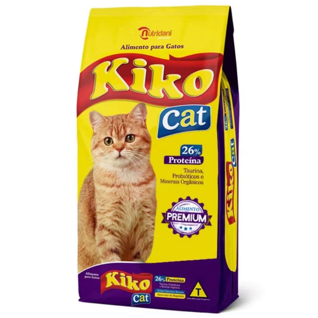 Ração Kiko Cat Mix Gatos Adultos 10 e 25kg
