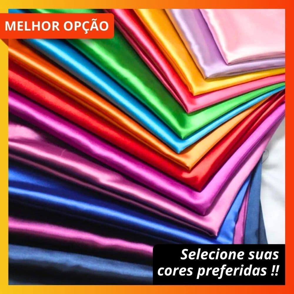 3 Metros Tecido Cetim Charmousse 1,50M Largura - Melhor Qualidade e Preço Aqui