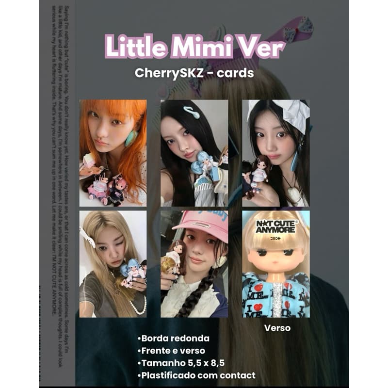 1 Unidade Illit Not Cute Anymore Photocard Fanmade