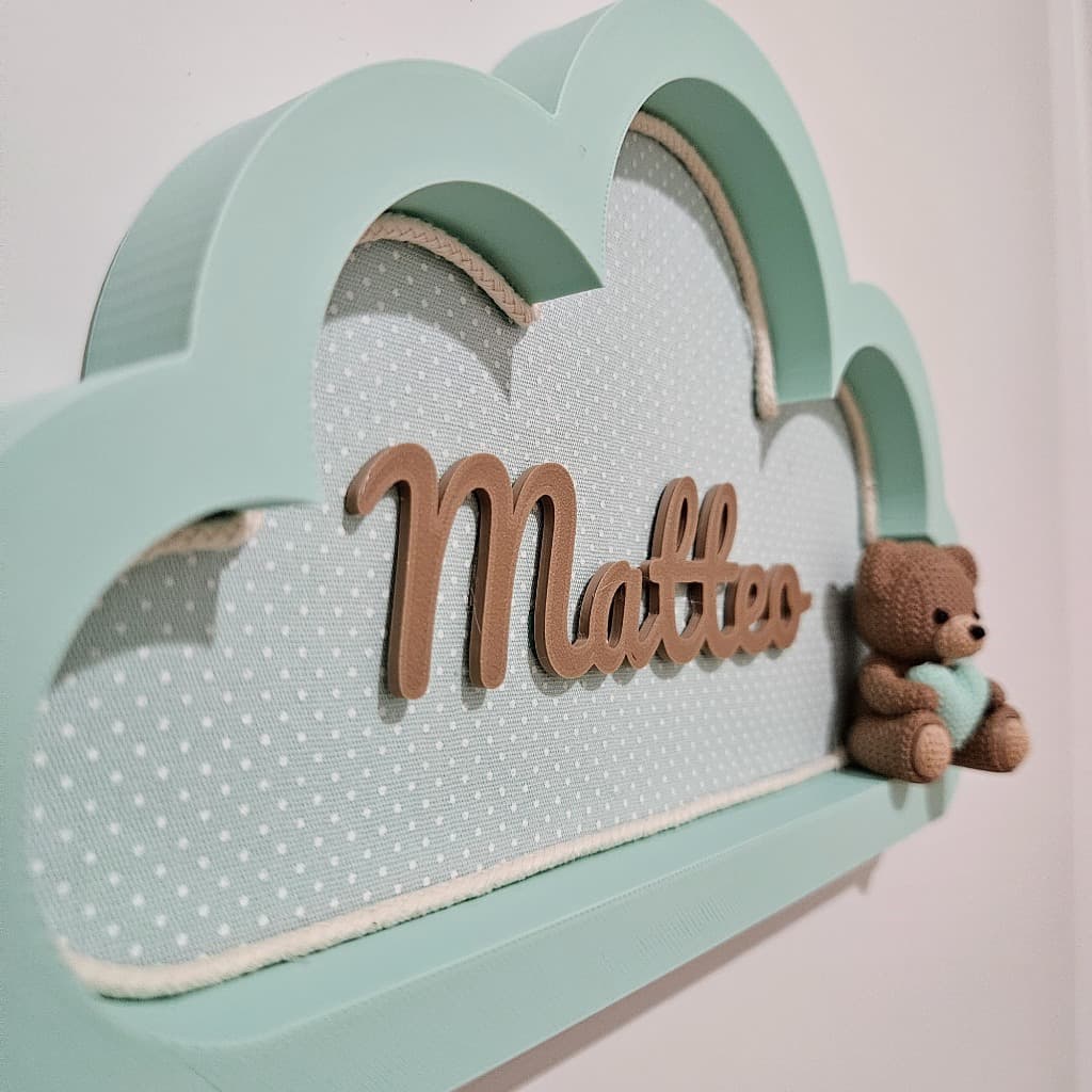 Porta Maternidade Personalizado com Nome – Decoração Quarto de Bebê