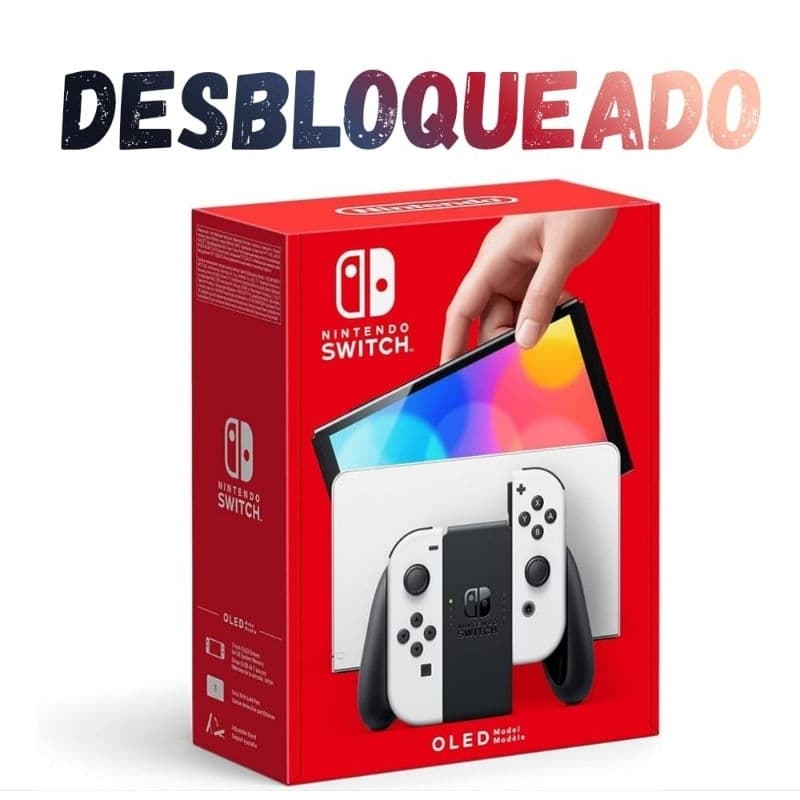 Nintendo Switch Oled Desbloqueado Novo Garantia 12 Meses Envio Rápido + 10 Jogos