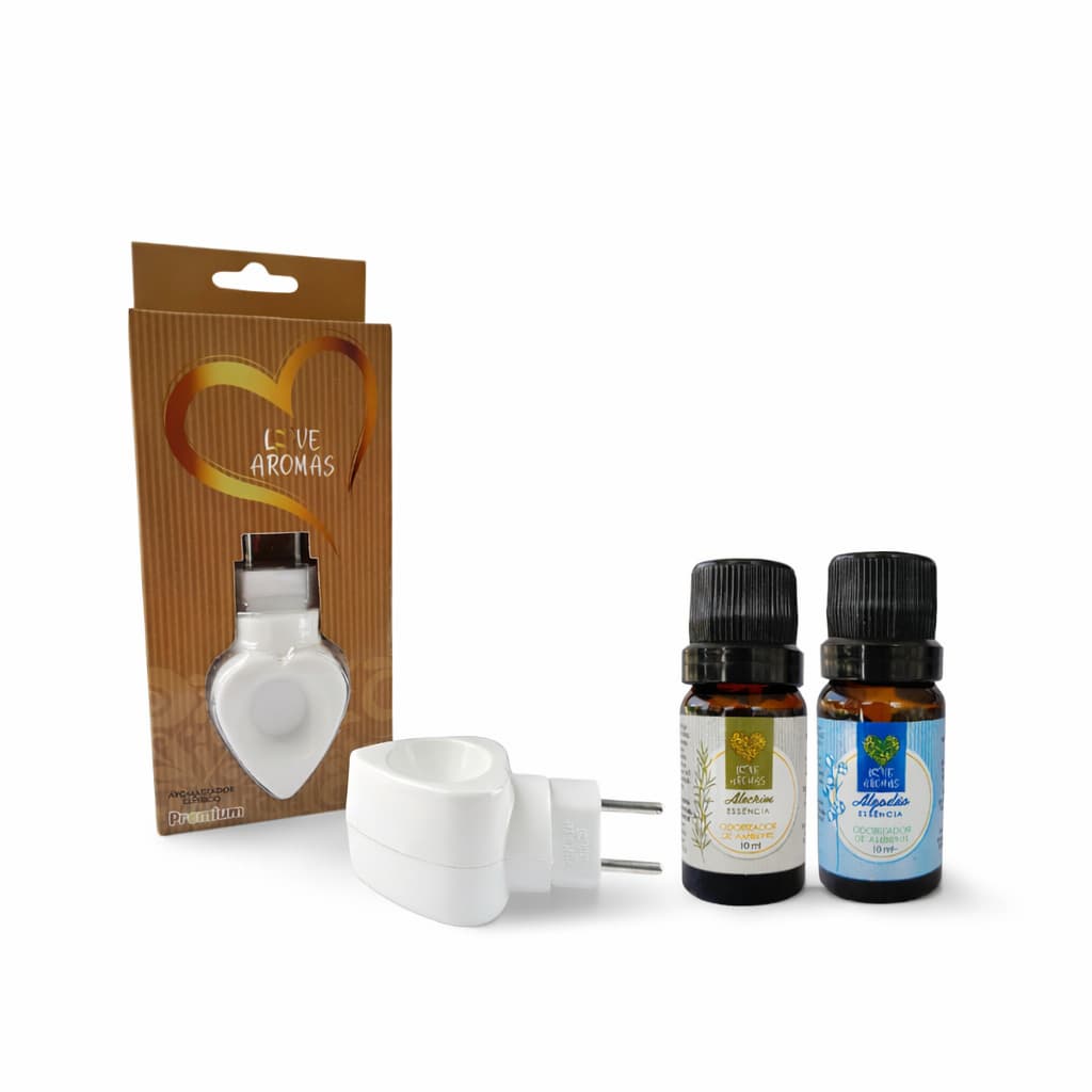 Aromatizador Love Aromas para Essências - Difusor Aromaterapia - Escolha seu Aroma