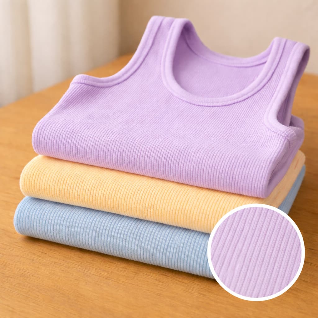 Kit 3 Regata Canelada Feminina Lisa Blusa Básica Camiseta Casual