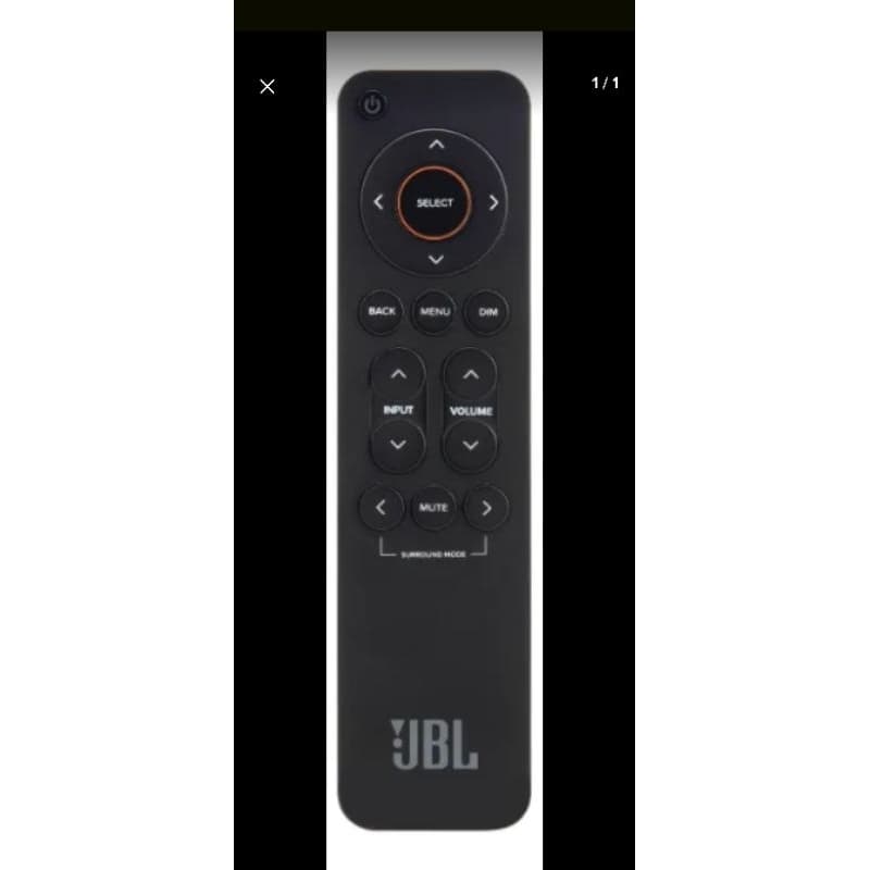 Controle remoto J-B-l soundbar