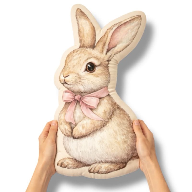 Almofadas 3D coelho, coelhos para a Páscoa, presente e decoração criativa