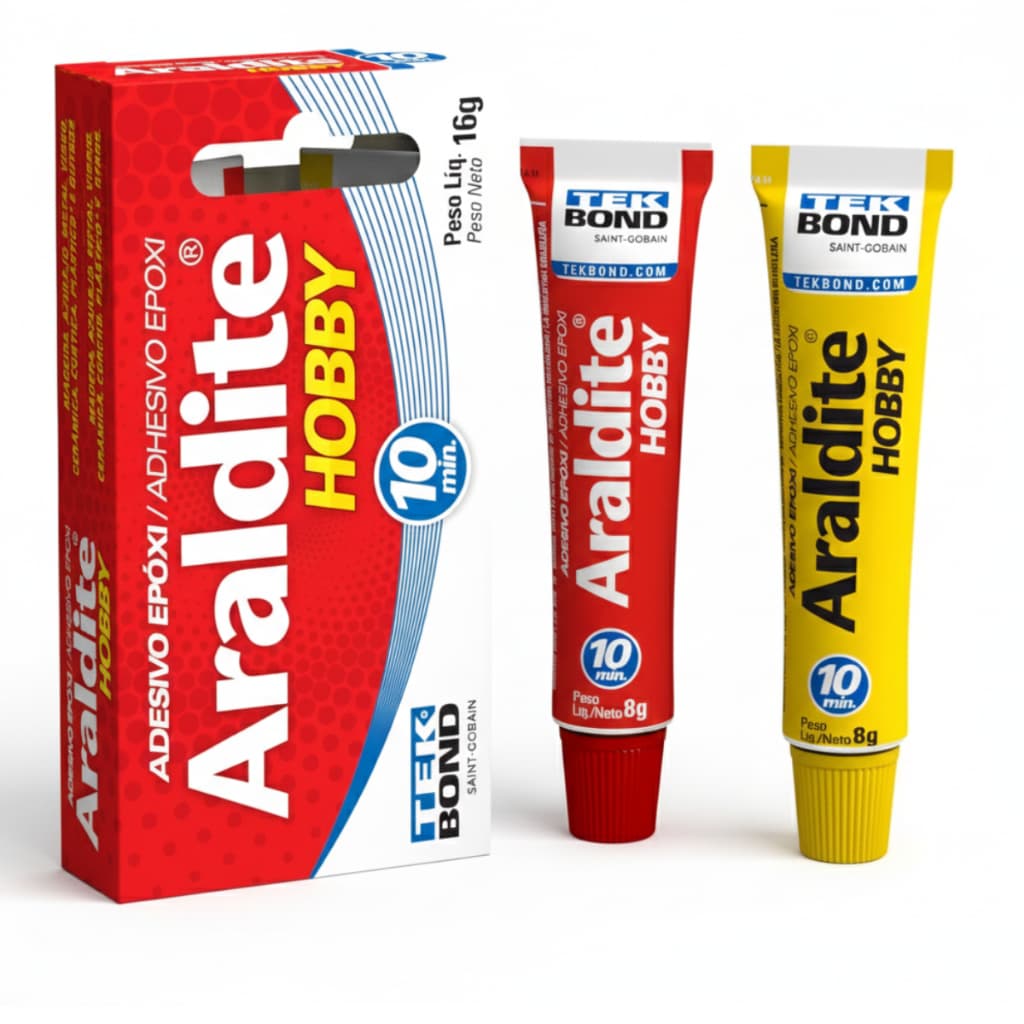 Araldite Hobby Cola Epóxi 10 minutos 16g Tekbond
