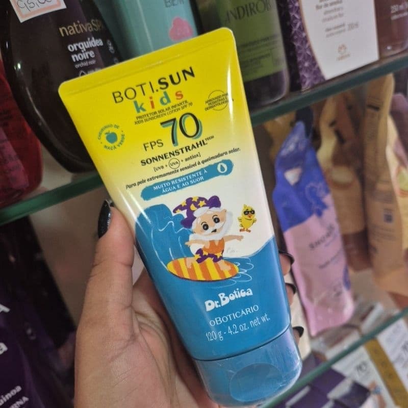 Protetor Solar Infantil FPS70 Boti Sun Kids 120g