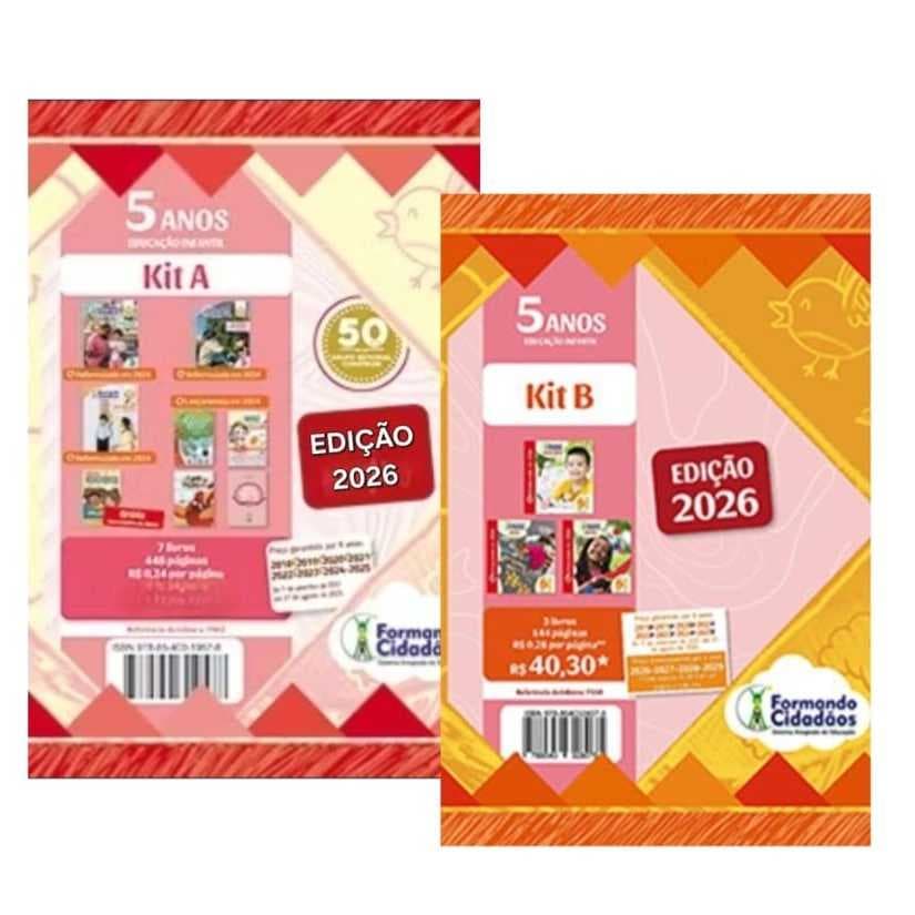 Formando Cidadãos 5 Anos Kit A e B ( Educação Infantil)