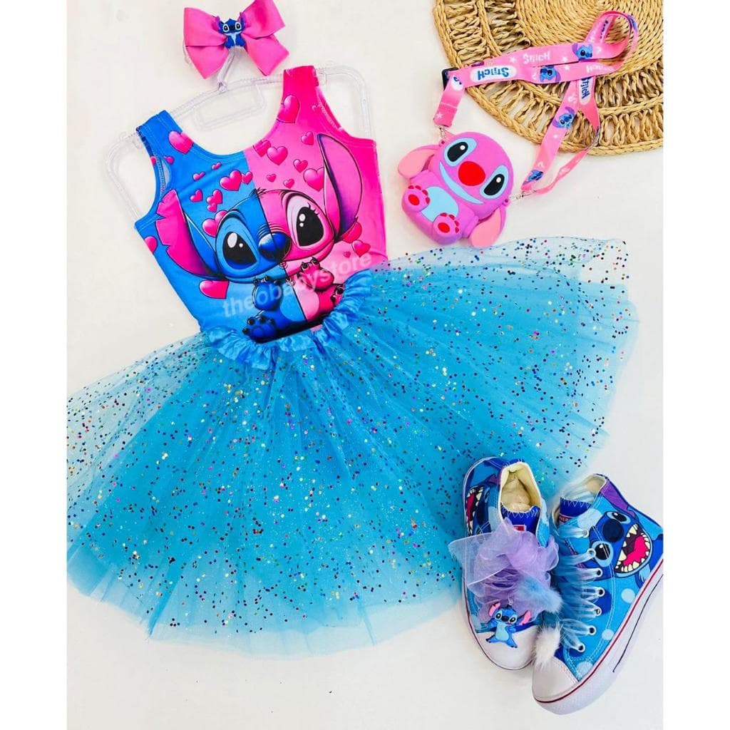 Kit Conjunto Infantil Body + Saia De Tule Com Glitter Fantasia Carnaval Aniversário Maiô Folia Blogueirinha Bailarina